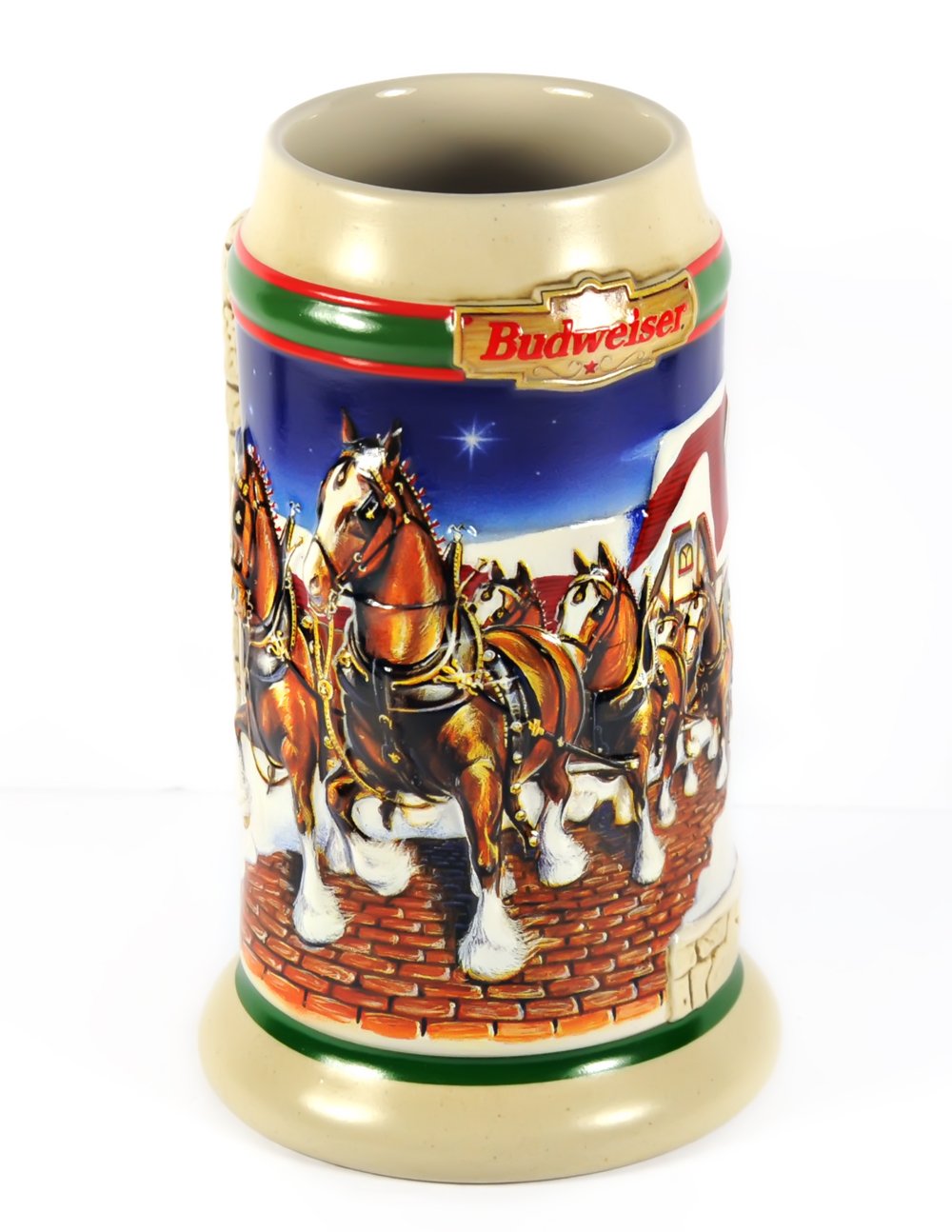Amazon.com: Budweiser 1998 Grants Farm Holiday Stein : Home & Kitchen